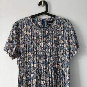 Vintage Floral Sundress Rayon